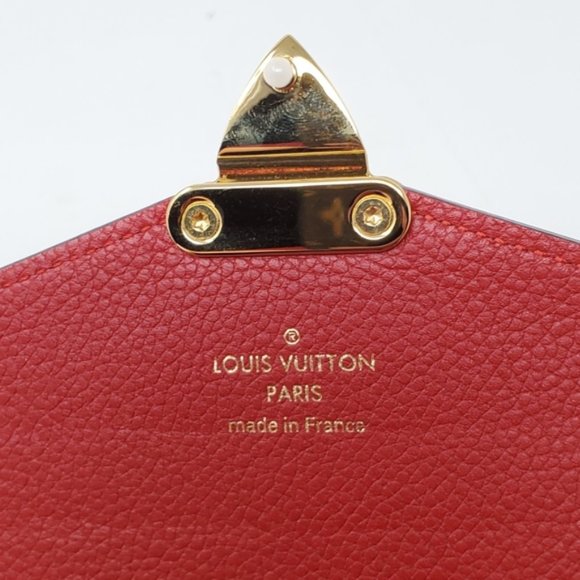 100% Auth Louis Vuitton Pallas Bifold Red Wallet - Picture 14 of 14